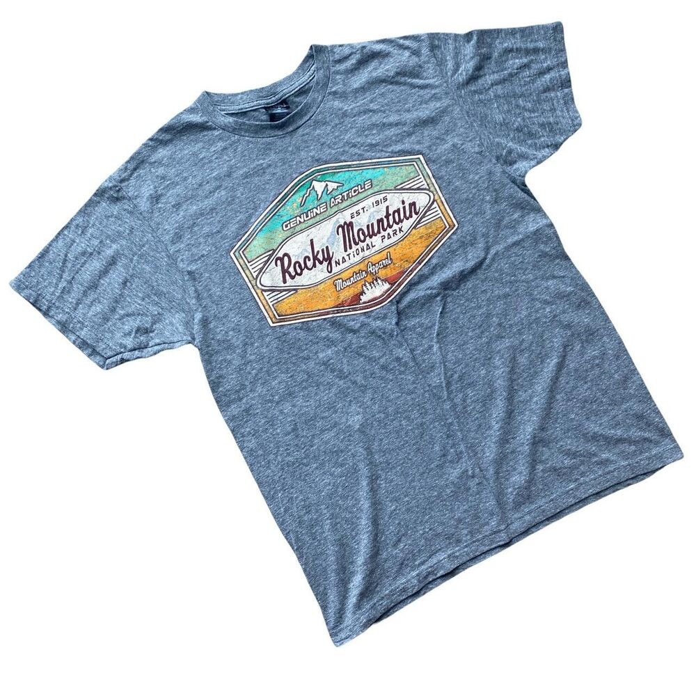 Rocky-mountain Men's Grey T-shirt